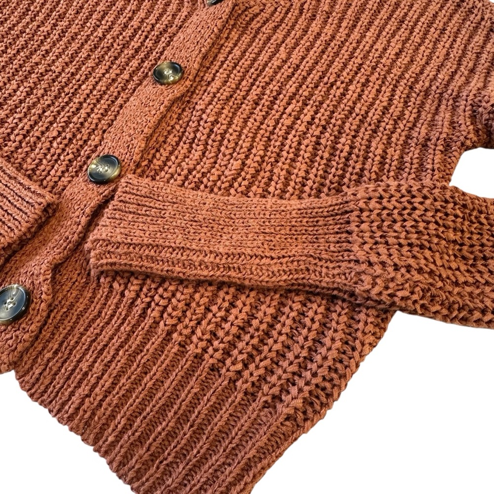 Moon & Madison Thick‎ Chunky Knit Fall Cardigan Sweater, S - Picture 6 of 11